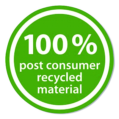 Tarifold Re-solution Commerical Waste Paper Bin, 4.5 gal, Plastic, Black, 10/Pack (2292860990)