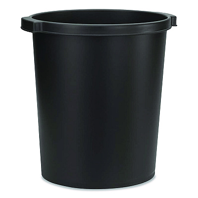 Tarifold Re-solution Commerical Waste Paper Bin, 4.5 gal, Plastic, Black, 10/Pack (2292860990)
