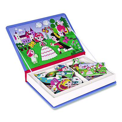 Janod Magneti'books, Princesses, Ages 3 to 8, 62 Pieces (J02725)
