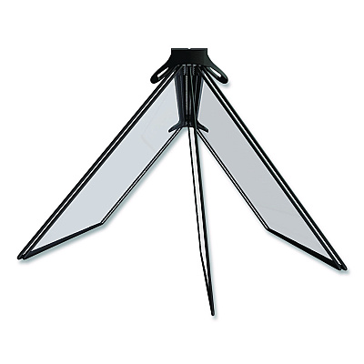 Tarifold PRO Series Magnetic Wall Reference System, 5 Panels with Black Borders, Black Base (TP920306)