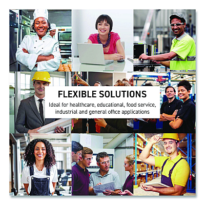 Tarifold Foldfive Pockets, 25 Sections, Clear Panel Assorted Color Border, 5/Pack (P095F)