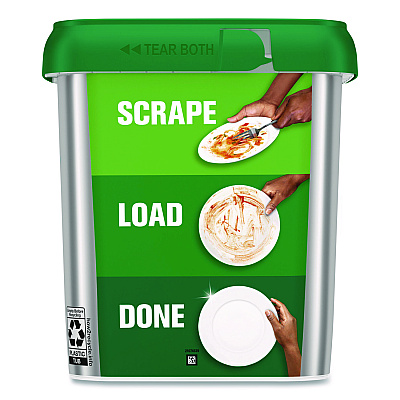 Cascade ActionPacs, Fresh Scent, 31.8 oz, 59 Pacs/Tub, 3 Tubs/Carton (15534CT)