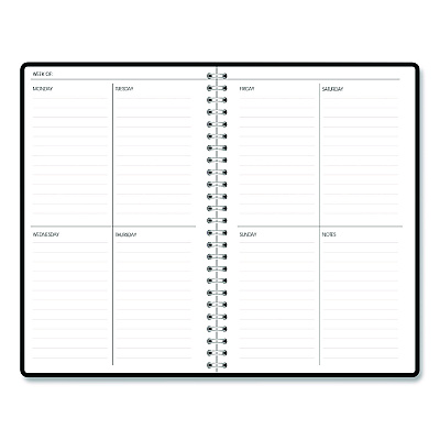 House of Doolittle Recycled Non-Dated Monthly/Weekly Planner, 70's Stripes, Multicolor Cover, Undated (212142)
