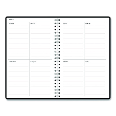 House of Doolittle Recycled Non-Dated Monthly/Weekly Planner, Celestial, Blue/Gold Cover, Undated (212144)
