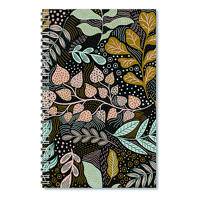 House of Doolittle Recycled Non-Dated Monthly/Weekly Planner, Fall Floral, Multicolor Cover, Undated (212147)