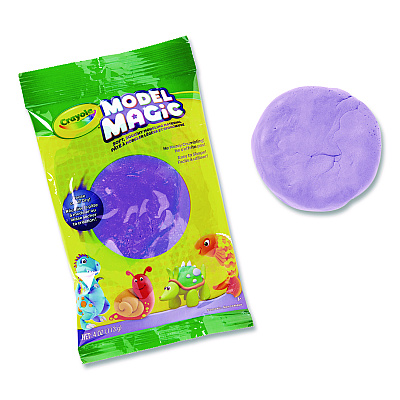 Crayola Model Magic Modeling Compound, Purple, 8 oz (574440)