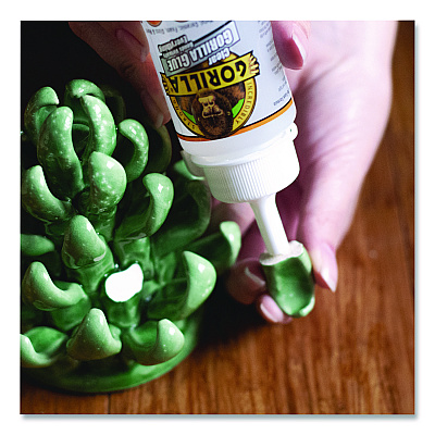 Clear Gorilla Glue, 5.75 oz, Dries Clear (4572502)