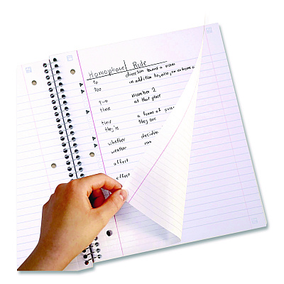 Five Star Brushy Moves Spiral Notebook, 1-Subject, Medium/College Rule, Assorted Cover Colors, (80) 11 x 8.5 Sheets, 2/Pack (930060)