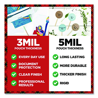 Scotch Laminating Pouches, 3 mil, 8.9" x 11.4", Clear, 150/Pack (TP3854150)