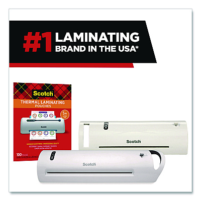 Scotch Laminating Pouches, 3 mil, 8.9" x 11.4", Clear, 150/Pack (TP3854150)