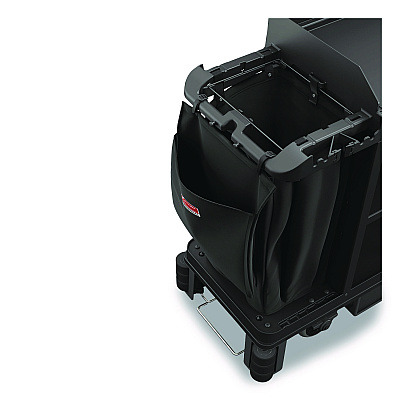 Amenity Bag for Suncast Commercial Full-Size and Compact-Size Housekeeping Carts, 2 gal, 19.5" x 1.51" x 21.36", Black (HKCBAG01D)
