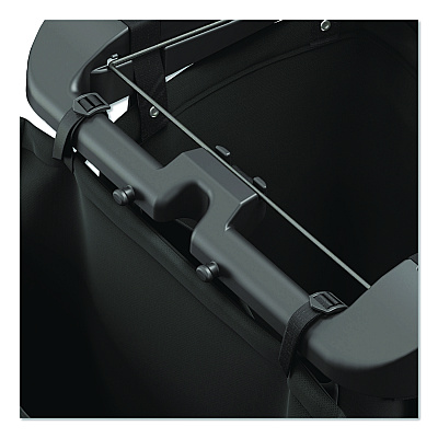 Amenity Bag for Suncast Commercial Full-Size and Compact-Size Housekeeping Carts, 2 gal, 19.5" x 1.51" x 21.36", Black (HKCBAG01D)
