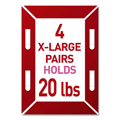 Command Picture Hanging Strips, X-Large, Removable, Holds up to 20 lbs per 4 Strips, Black, 8 Pairs/Pack (17217BLK8ES)