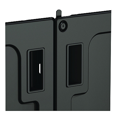 Lockable Door Accessory for Suncast Commercial Full-Size Housekeeping Carts HKC1000/HKC2000, Plastic, Black (HKCBMDOOR)