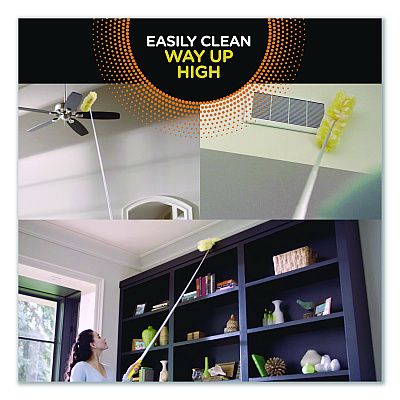 Swiffer Heavy Duty Dusters with Super Extender Handle, 6 ft Handle, 1 Handle/4 Dusters (77326EA)