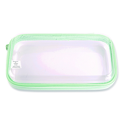 Pep Rally Pencil Pouch, 9.25 x 5.12 x 2.17, Clear/Randomly Assorted Color (61749)