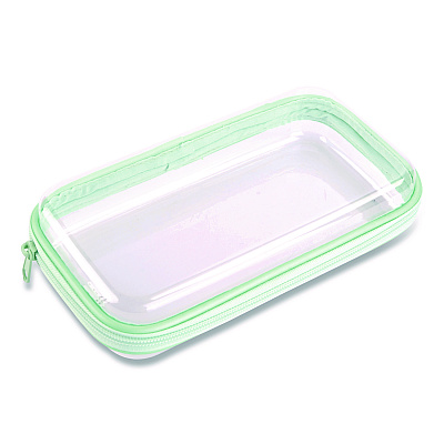 Pep Rally Pencil Pouch, 9.25 x 5.12 x 2.17, Clear/Randomly Assorted Color (61749)