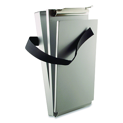 Saunders Recycled Aluminum Citation Holder Clipboard, 1/2" Clip Capacity, Holds 6 x 11 Sheets, Silver (12205)