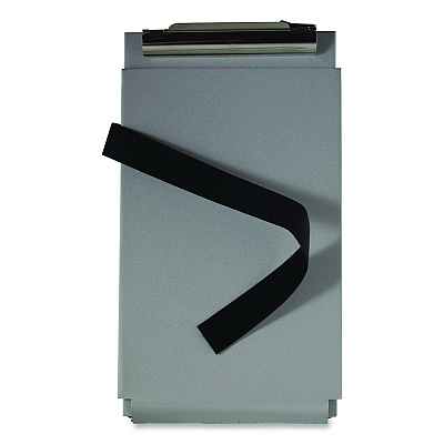 Saunders Recycled Aluminum Citation Holder Clipboard, 1/2" Clip Capacity, Holds 6 x 11 Sheets, Silver (12205)