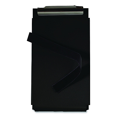 Saunders Recycled Aluminum Citation Holder Clipboard, 1/2" Capacity, Holds 6 x 11 Sheets, Black (12206)