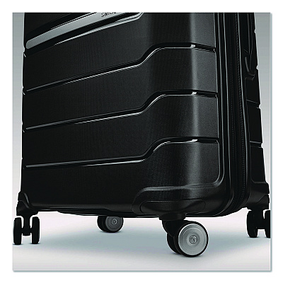 Samsonite Freeform Hard Side Carry-On Suitcase, Four-Wheeled Spinner, 15.25 x 10 x 21.25, Black (782551041)