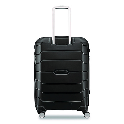 Samsonite Freeform Hard Side Carry-On Suitcase, Four-Wheeled Spinner, 19.6 x 13.4 x 27.95, Black (782561041)
