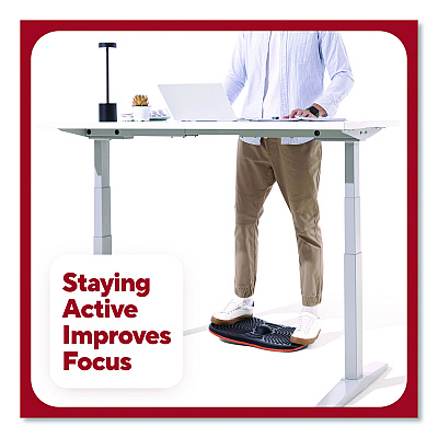 TRU RED Anti-Fatigue Balance Board, 19.68 x 13.97, Black (TR62100)