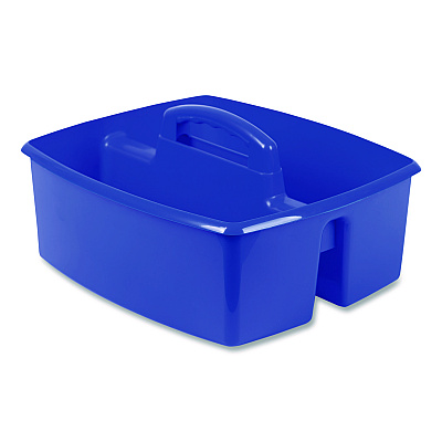 Storex Large Storage Caddy, 11 x 13 x 6.38, Assorted Colors, 6/Carton (00948E06C)