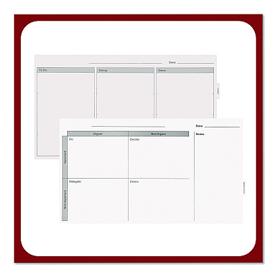 TRU RED Magnetic Glass Dry Erase Board with Templates, Six Views, 3 ft x 2 ft, White Surface (TR62139)