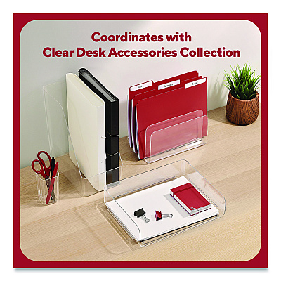 TRU RED Clear Magazine File, 10.47 x 6.73 x 11.71 (TR62287)