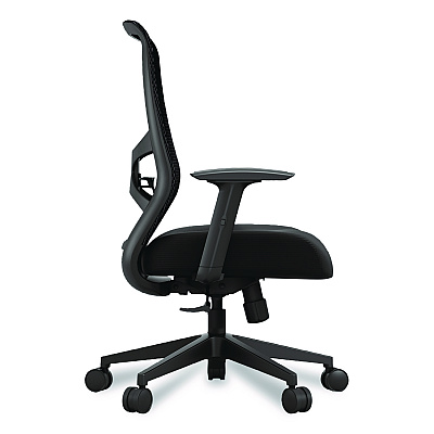 Tempur-Pedic by Raynor ProTask Executive Task Chair, Supports Up to 275 lb, 19.06" to 22.44" Seat Height, Black Seat/Back, Black Base (TPPROTASKBLK)