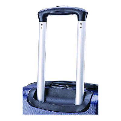 InUSA Luggage Pilot Hard Side Carry-On Suitcase, Four-Wheeled Spinner, 16.34 x 10.24 x 25.39, Blue (IUPIL00MBLU)