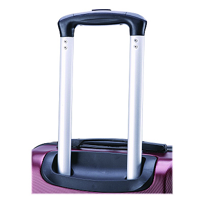 InUSA Luggage Pilot Hard Side Carry-On Suitcase, Four-Wheeled Spinner, 16.34 x 10.24 x 25.39, Wine (IUPIL00MWIN)