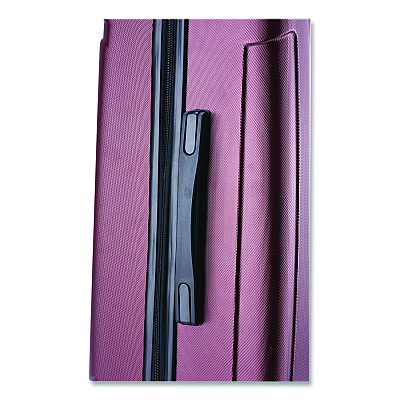 InUSA Luggage Pilot Hard Side Carry-On Suitcase, Four-Wheeled Spinner, 16.34 x 10.24 x 25.39, Wine (IUPIL00MWIN)