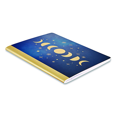 ECCOLO Celestial Body Composition Book, Medium/College Rule, Assorted Cover Colors and Designs, (80) 9.75 x 7.5 Sheets, 3/Pack (ST840A3PACK)