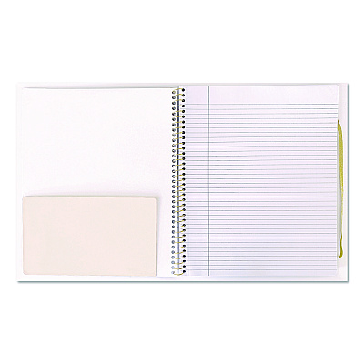 Carolina Pad Keep It In Line Notebook Organizer, Medium/College Rule, Randomly Assorted Cover Colors and Designs, (100) 11.5 x 9 Sheets (10000)