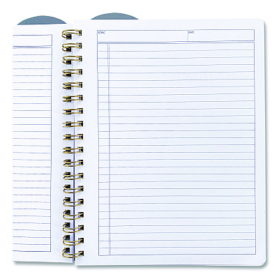 Carolina Pad Noted Neutrals Ideal Notebook, Management Format with Narrow Ruling, Randomly Assorted Cover Colors, (100) 9.5 x 7.35 Sheets (13054)