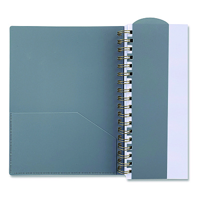 Carolina Pad Noted Neutrals Ideal Notebook, Management Format with Narrow Ruling, Randomly Assorted Cover Colors, (100) 9.5 x 7.35 Sheets (13054)