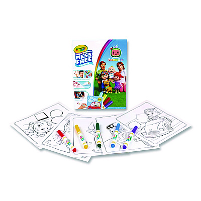Crayola Cocomelon Color Wonder Kit, Includes Five Markers, Ages 3 and Up, 18 Pages (752788)
