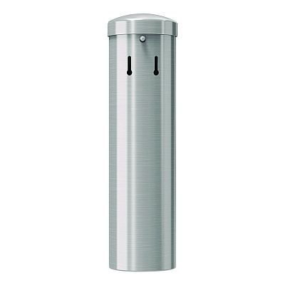 Suncast Commercial Smokers Ashtray Receptacle Attachment, Stainless Steel, Silver, Black (MSO415)