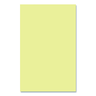 Lettermark Colors 30% Recycled Colored Paper, 20 lb Bond Weight, 8.5 x 14, Canary, 500/Ream (94292RM)