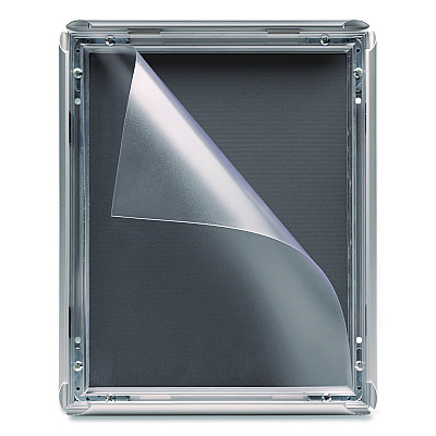 General Printing & Design Poster Holder, Aluminum, 8.5 x 11, Silver (EGPSF8511S)