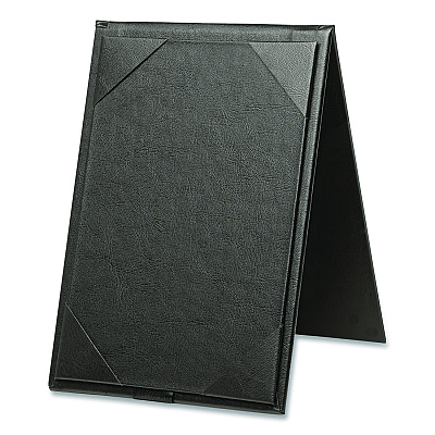 General Printing & Design Table-Top Menu Holder, For 5 x 7 Menus, 5.6 x 7.6 Holder, Black (SPLSMENU5X7A)