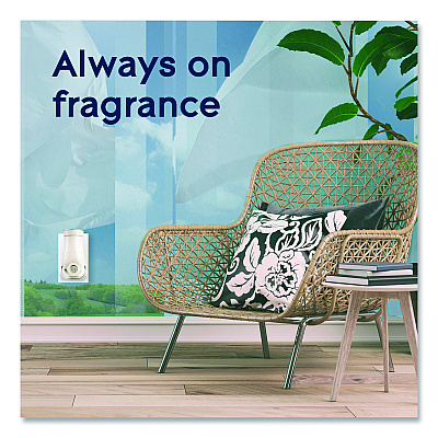 Glade Plugins Scented Oil Refill, Clean Linen, 0.67 oz, 10/Pack (379206)