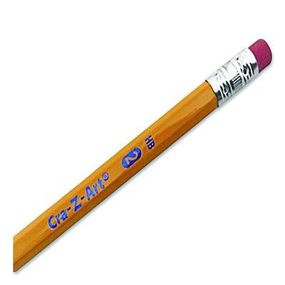 Cra-Z-Art School Pencils, HB #2, Black Lead, Yellow Barrel, 250/Box (858422P)