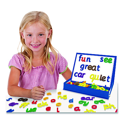 Junior Learning Inc Rainbow Phonics Magnetic Letters, Grades Pre-K to 2, 84 Pieces (194)