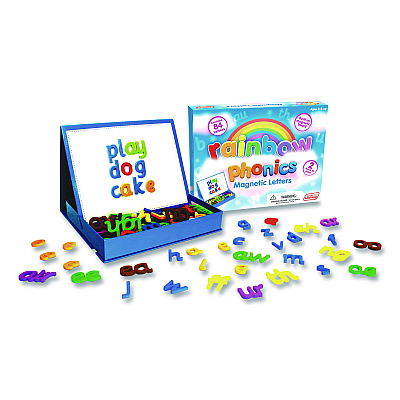 Junior Learning Inc Rainbow Phonics Magnetic Letters, Grades Pre-K to 2, 84 Pieces (194)