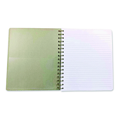 Carolina Pad Down to Earth Ideal Notebook, 3 Sections, Medium/College Rule, Randomly Assorted Cover Colors/Designs, (100) 8.75 x 7 Sheets (55041)
