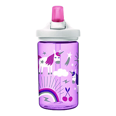 CamelBak Eddy + Kids Water Bottle, Unicorn Design, 12 oz, Multicolor (2665501035)