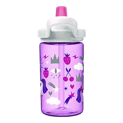 CamelBak Eddy + Kids Water Bottle, Unicorn Design, 12 oz, Multicolor (2665501035)